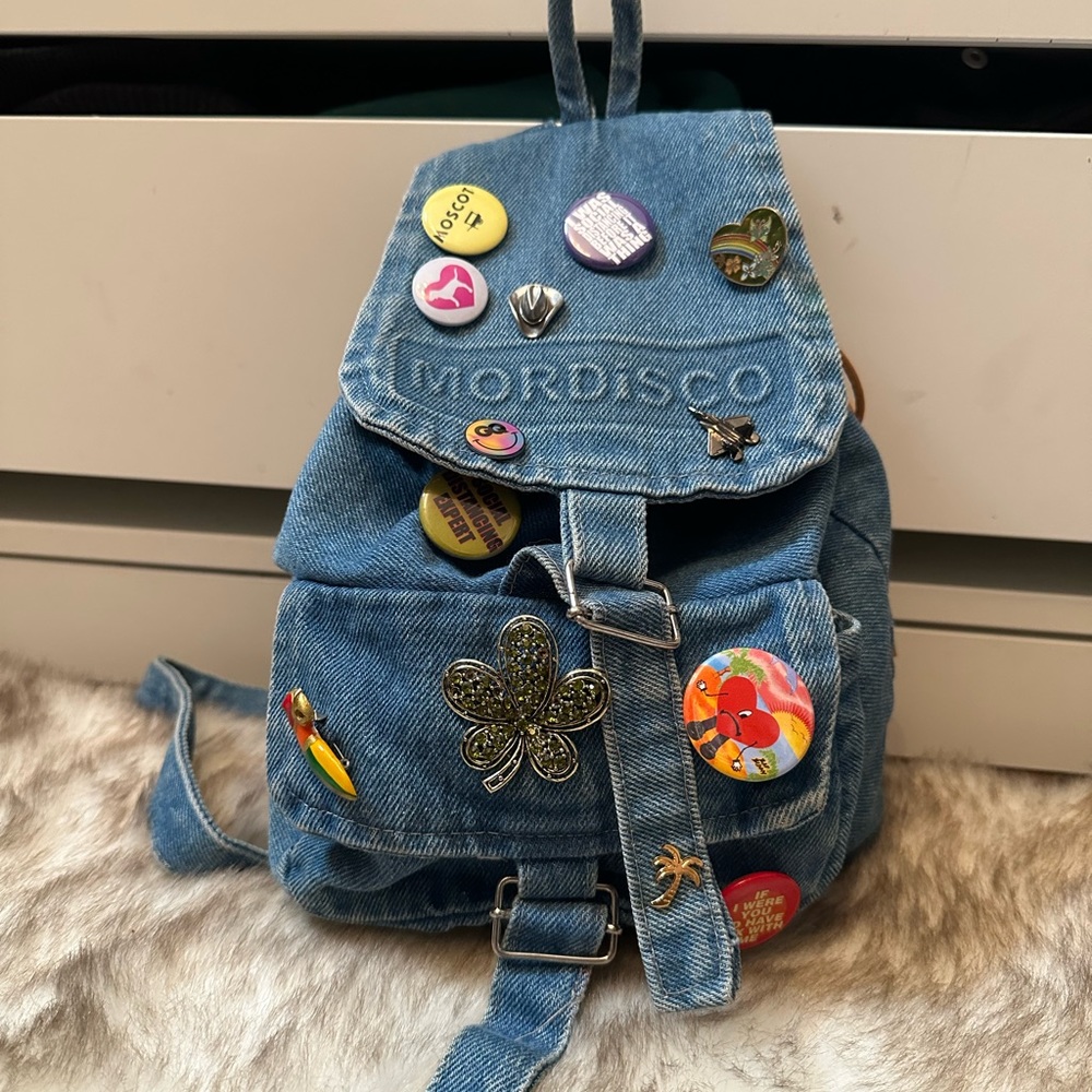 Mini Jean Backpack - Picture 4 of 8